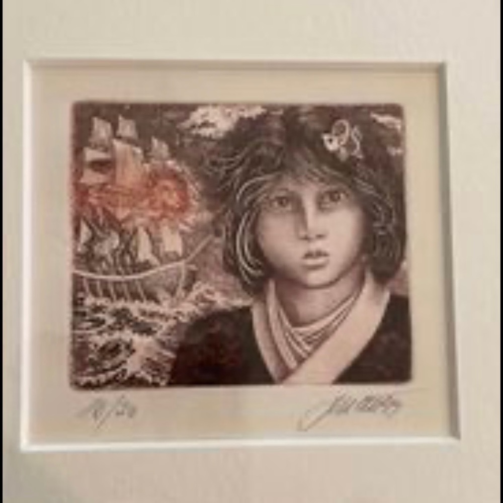 Josef Dudek - Beautiful Tales of Narnia Etching